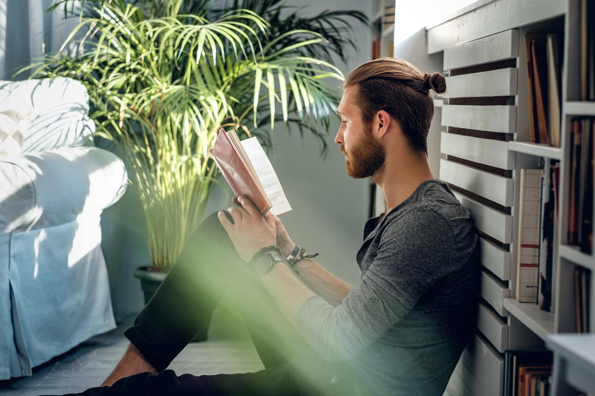 Espacio de lectura relajante